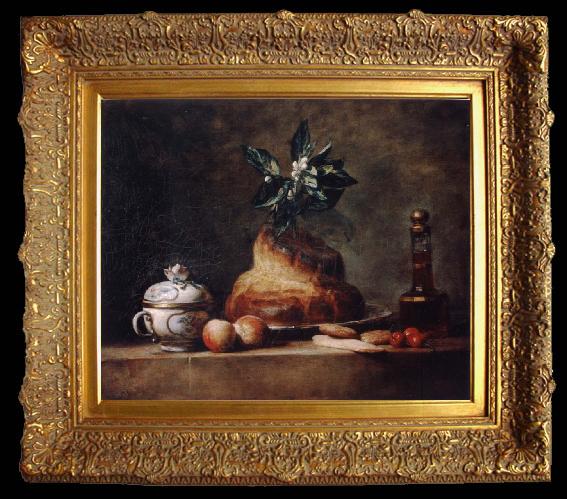 Jean Baptiste Simeon Chardin Style life with Brioche